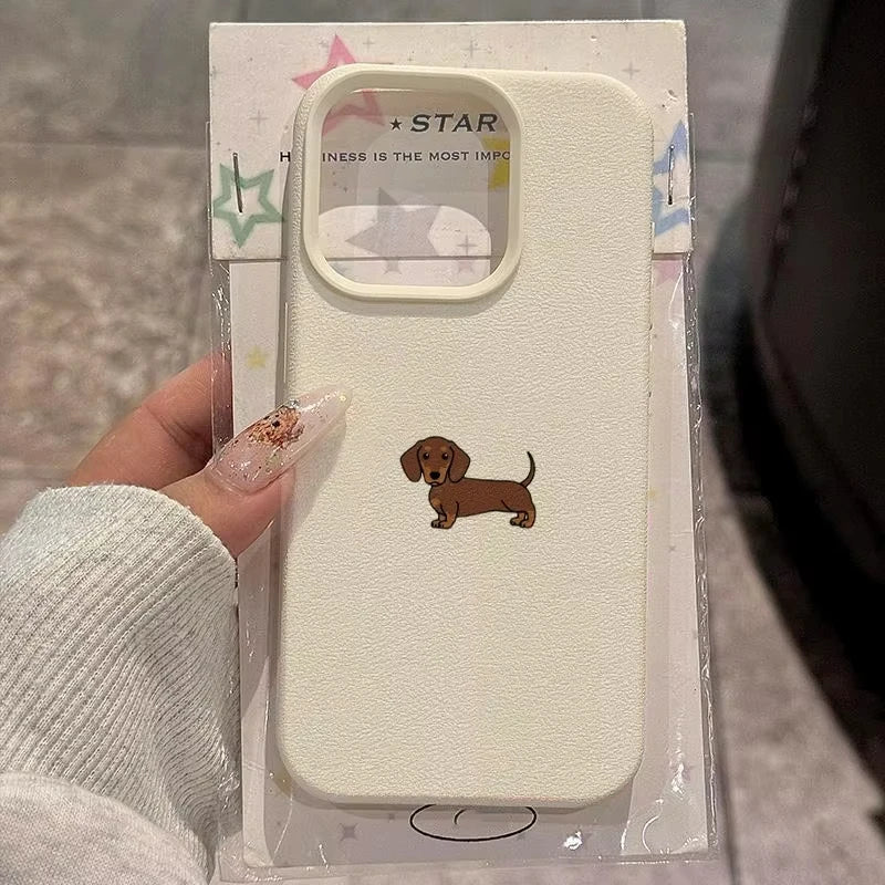 Cute Dachshund Phone Case – Soft & Protective Cover