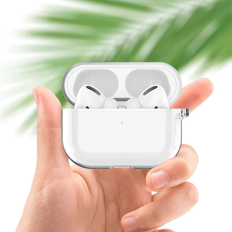 Transparent AirPods Protective Case – Clear Hard Shell
