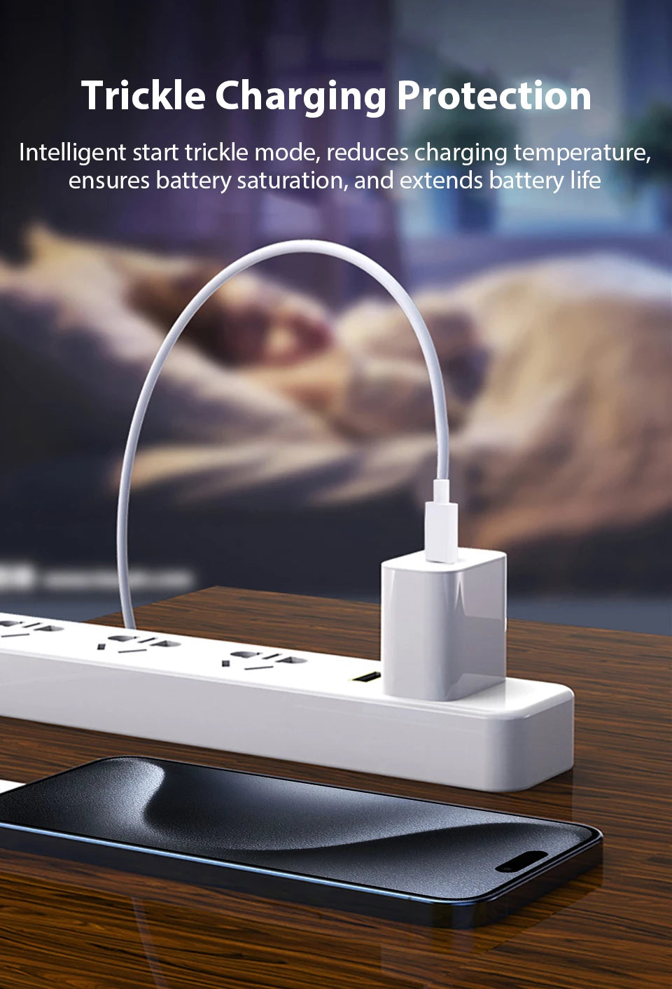 Carregador Rápido PD de 30W - Adaptador de Energia USB-C com Cabo