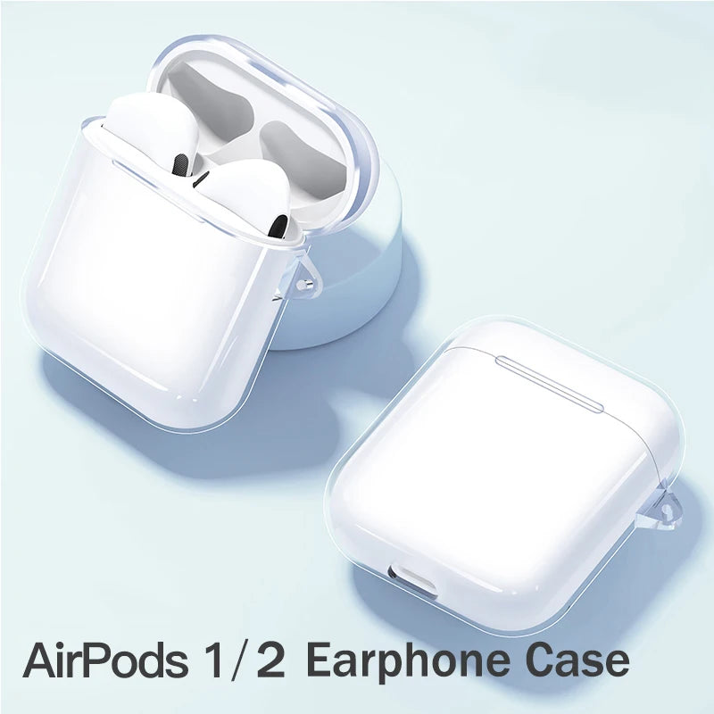 Transparent AirPods Protective Case – Clear Hard Shell