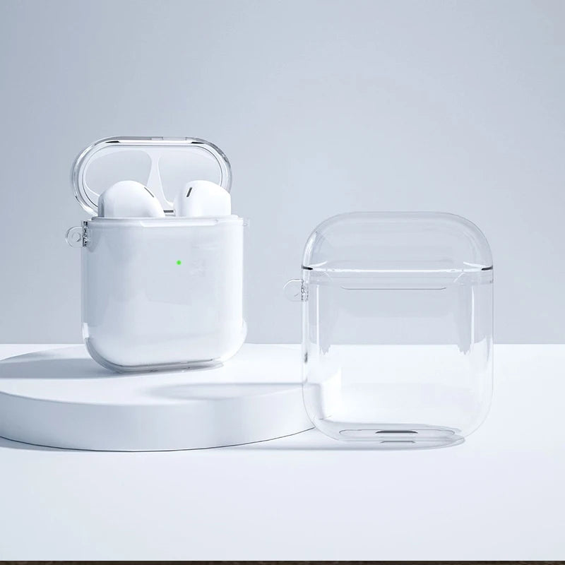 Transparent AirPods Protective Case – Clear Hard Shell