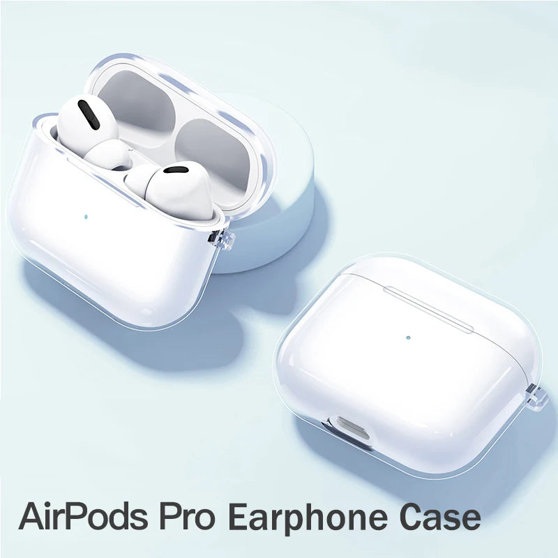 Transparent AirPods Protective Case – Clear Hard Shell