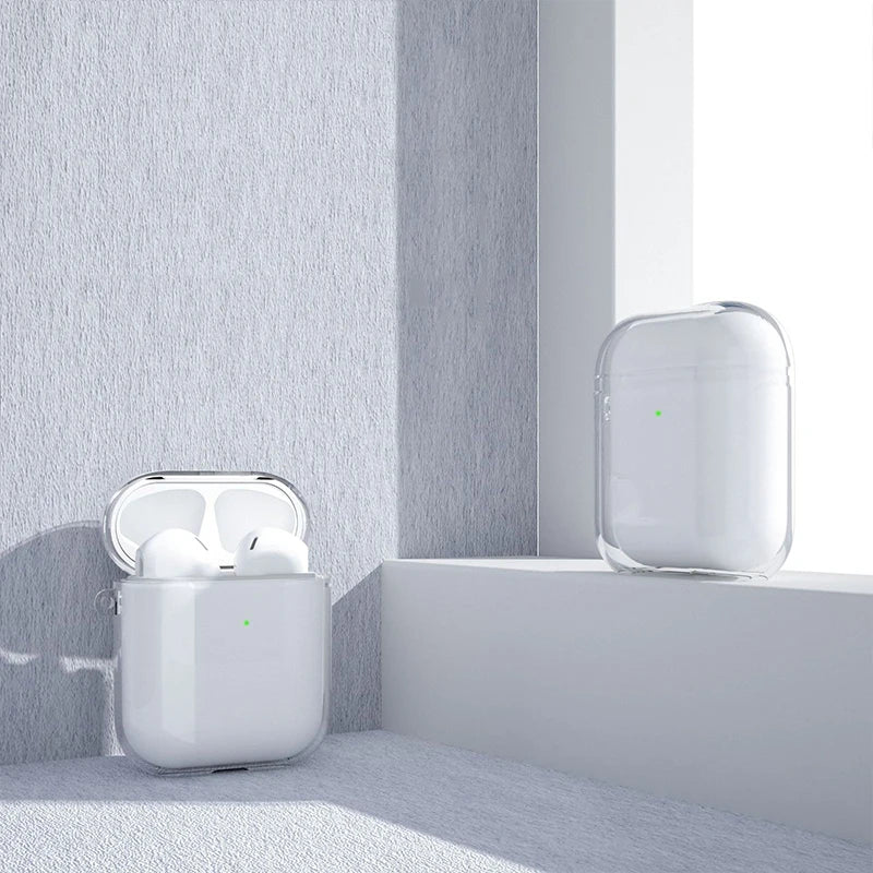 Transparent AirPods Protective Case – Clear Hard Shell