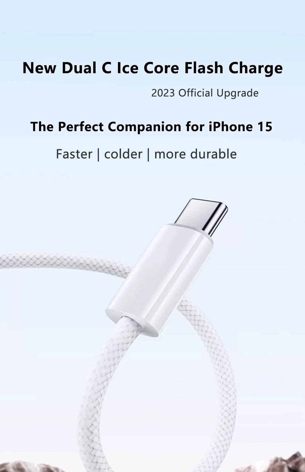 Cable 60W USB-C Fast Charging  – Braided PD