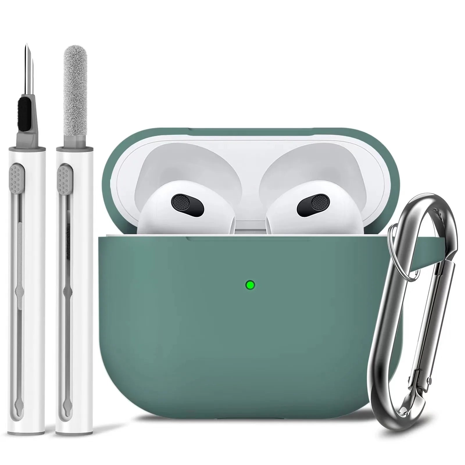 AirPods Case with Cleaner Kit – Soft Silicone Protective Cover