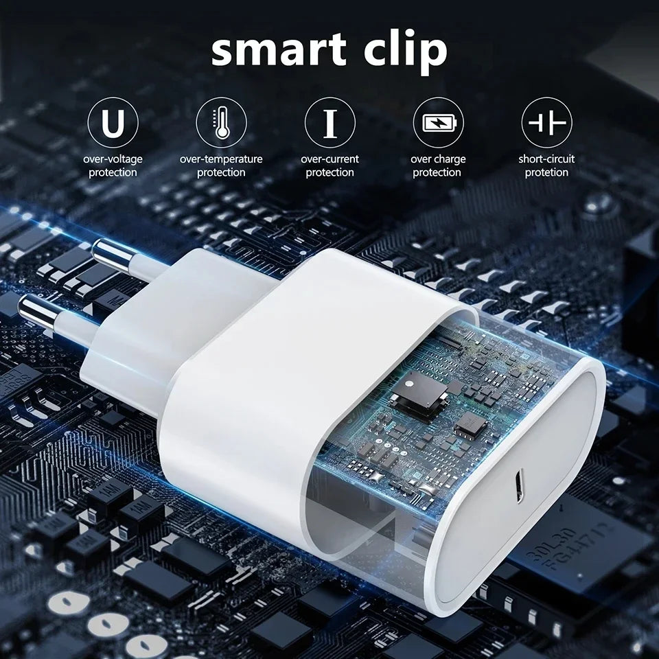Charger 35 W PD Fast USB-C Power Adapter with C-C Cable