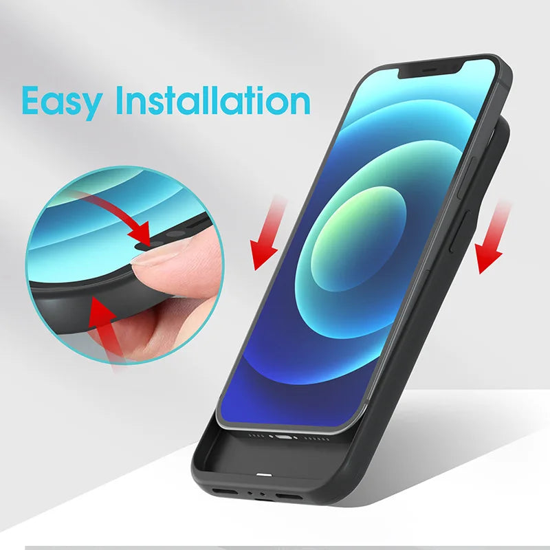 Power Bank Battery Charger - 2 in 1 Protective Cover with Built-in