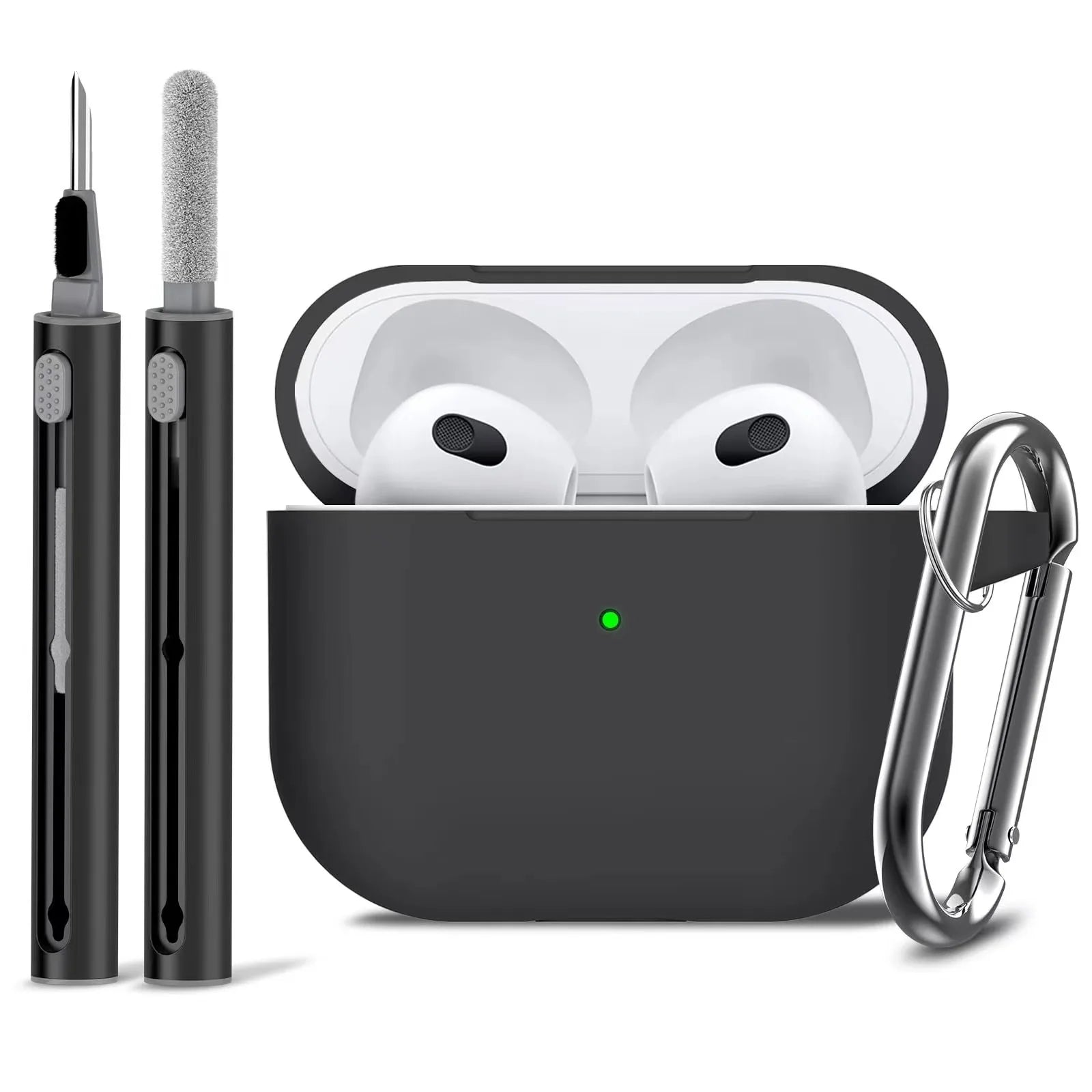 AirPods Case with Cleaner Kit – Soft Silicone Protective Cover