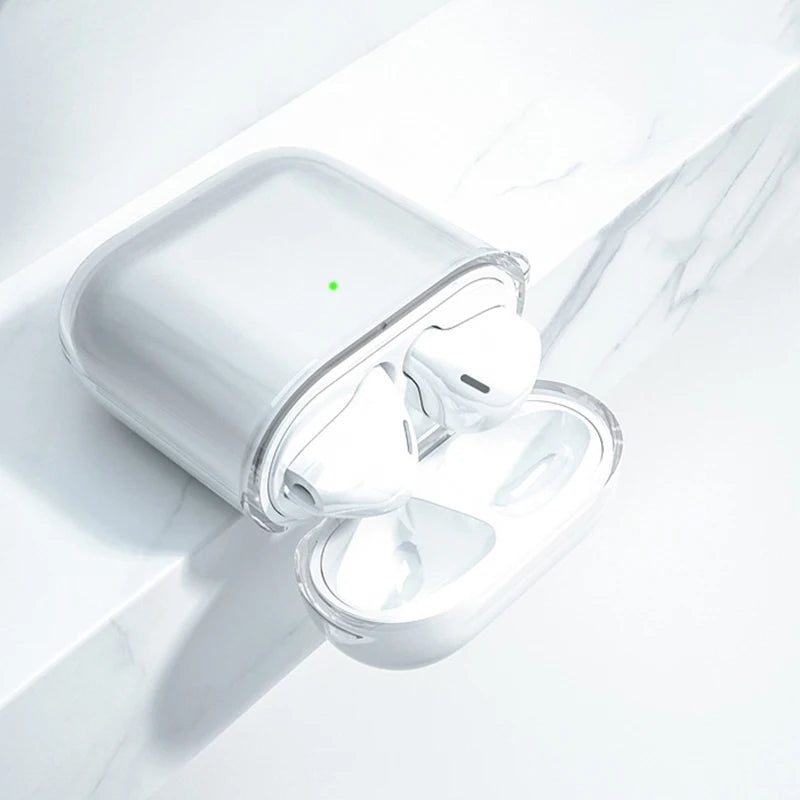 Transparent AirPods Protective Case – Clear Hard Shell