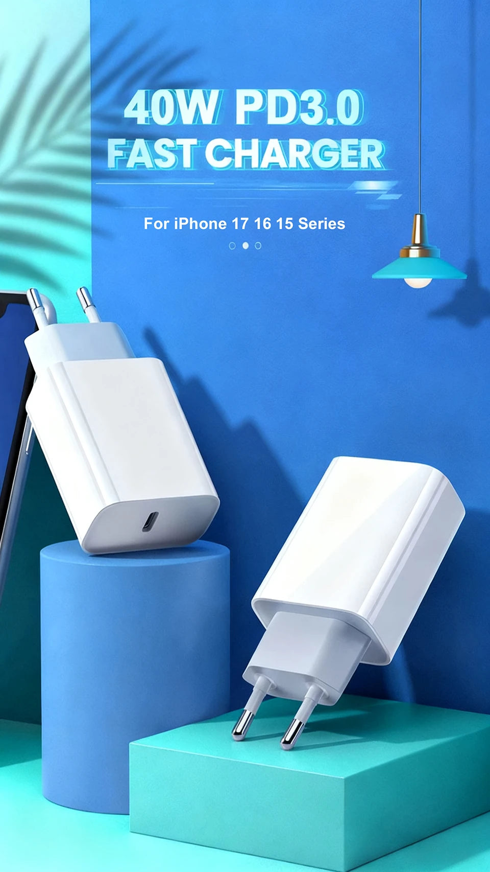 Charger 40W USB-C PD Fast – Quick Power Adapter
