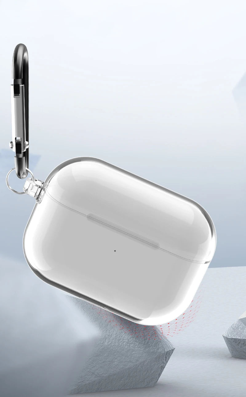 Transparent AirPods Protective Case – Clear Hard Shell