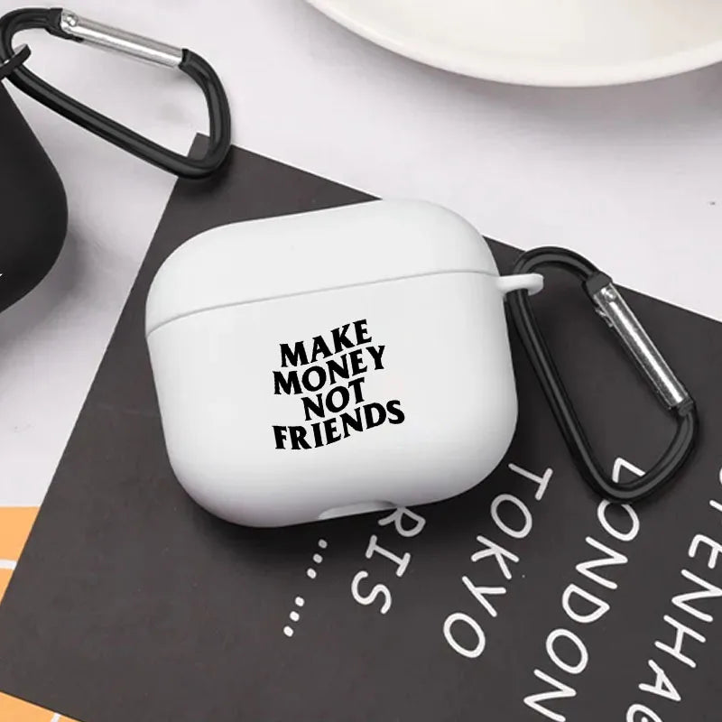 "Make Money" Graphic AirPods Case – Cool Earphone Cover