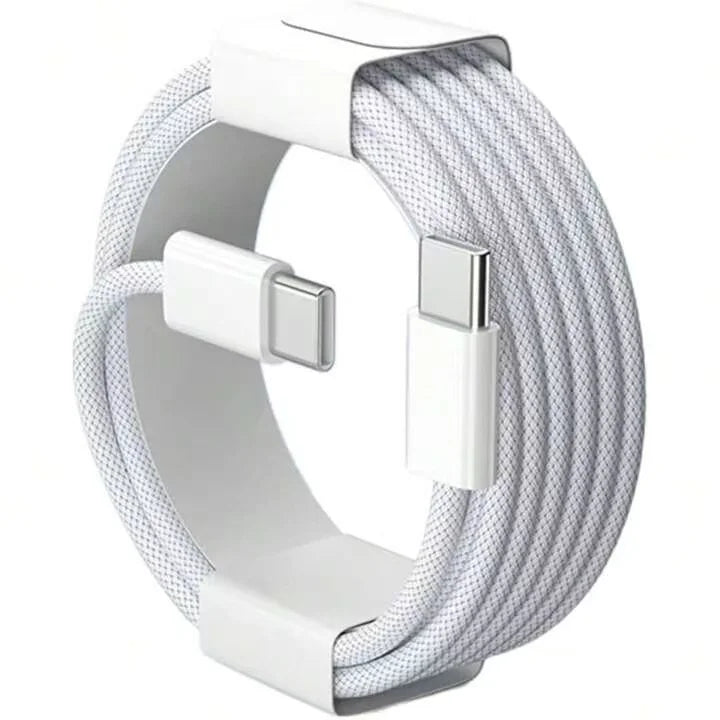 Cable USB-C to USB-C Fast Charging Cable  – Nylon Braided, 3 Lengths